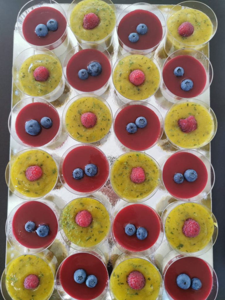 Verrines sucrées pour un événement privé – L'Assiette de l'Épicerie, Léognan